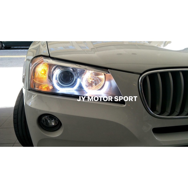 小傑車燈－給你不平凡的視覺感受 BMW F25 X3前期款美規大燈客制化M4光圈+遠近功能魚眼