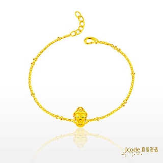 【J’code真愛密碼】✨送 好野虎爺包✨大甲媽 迷你觀音 黃金手鍊 9999純黃金 鎮瀾宮 美鑫 22大甲媽