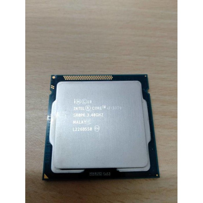 二手Intel I7-3770 CPU 1155腳位 店保7天