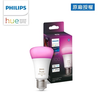 Philips 飛利浦 Hue 智慧照明 全彩情境 9.5W燈泡 藍牙版 1100流明 (PH01N)