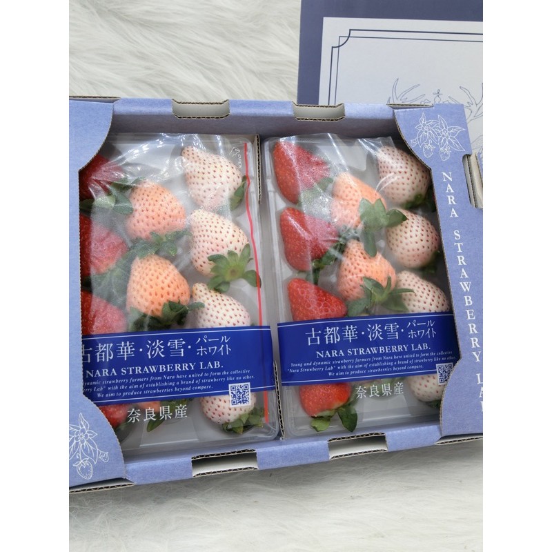 🇯🇵日本奈良縣-古都華雙色草莓&amp;三色草莓🍓