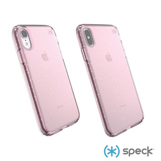 Speck iPhone Xs/XR/XS Max Presidio Clear+Glitter防摔 保護殼 玫瑰粉