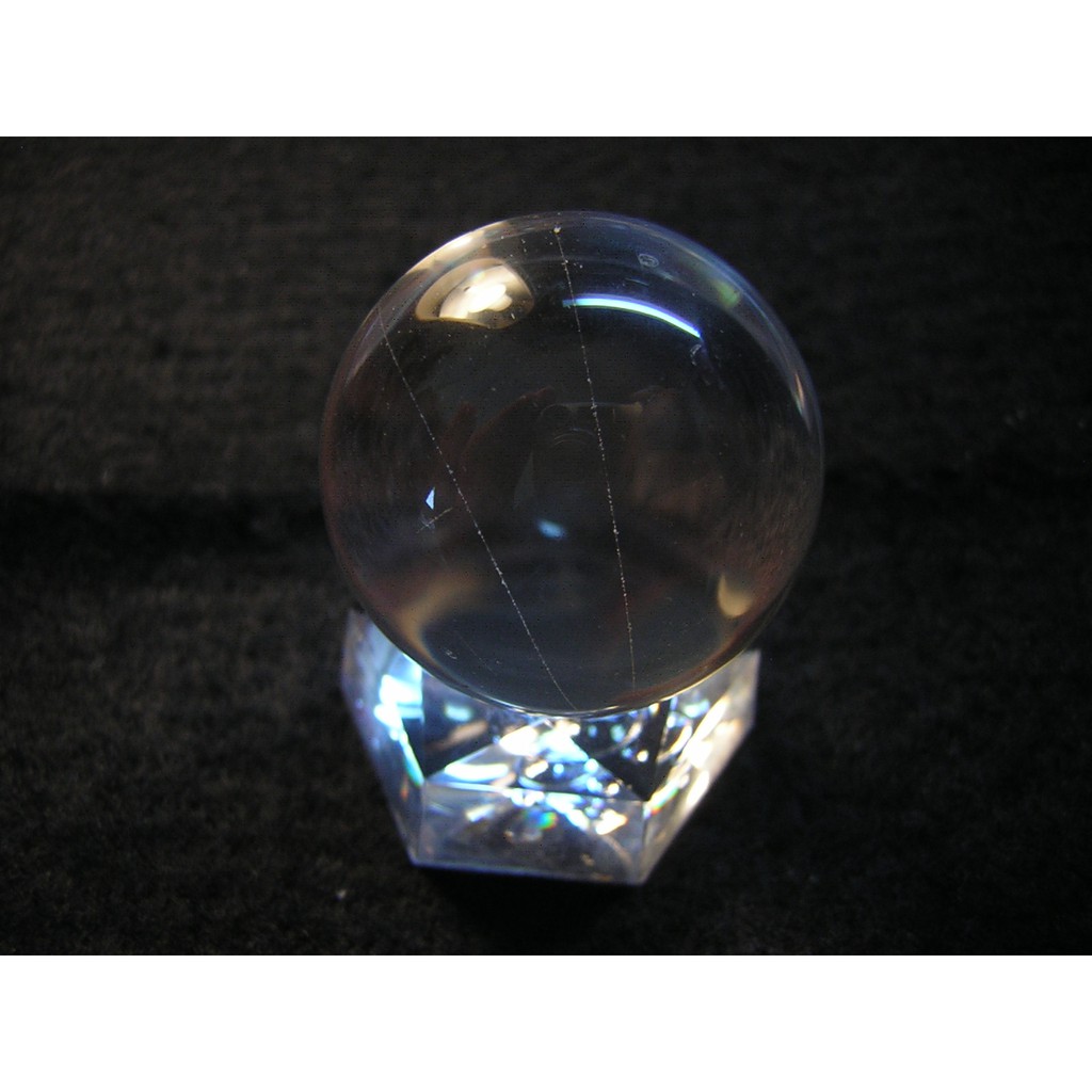 【采鑫坊】AAA級全美鈦晶球 髮晶球~29.5mm清料品《直購品》~附座