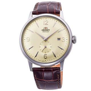 ORIENT 東方錶 復古米白面大數字皮帶機械錶 40.5mm RA-AP0003S 台灣公司貨保固一年