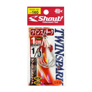 Shout 鐵板鉤 318TS 日本進口 鐵板路亞 熱縮管 鐵板線 岸拋 船釣 磯釣