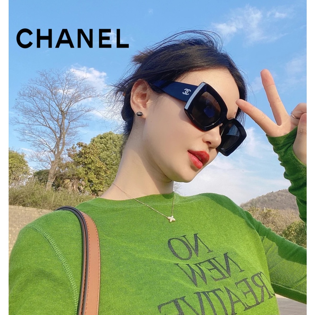 【預購】麗睛眼鏡Chanel【可刷卡分期】香奈兒 CH5435 黑色 太陽眼鏡 香奈兒廣告款眼鏡 香奈兒新款眼鏡 秀款