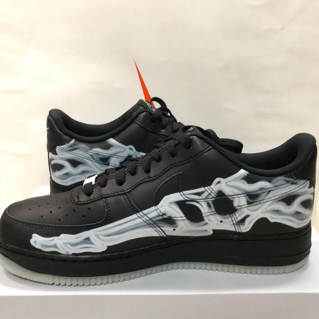 af1 skeleton black