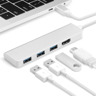 筆電轉換器 TypeC 轉 HDMI +3個 USB 3.0 轉換頭 適用Macbook Pro Air 2022