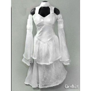 【玩模坊BA-553】1/6 女士 經典 白色 禮服 婚紗 套裝 CC35