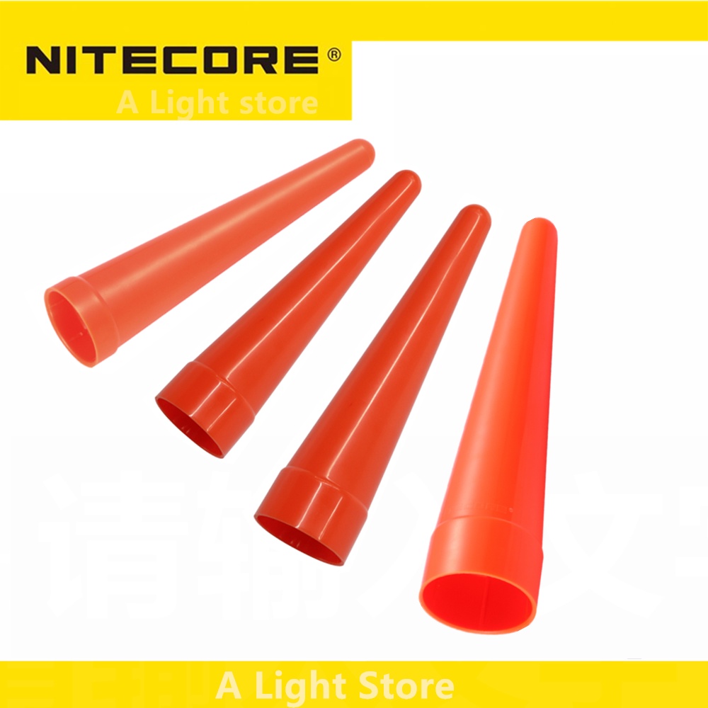 NITECORE NTW25 NTW32 NTW34 NTW40mm LED擴散器紅色交通指揮棒配件的手電筒