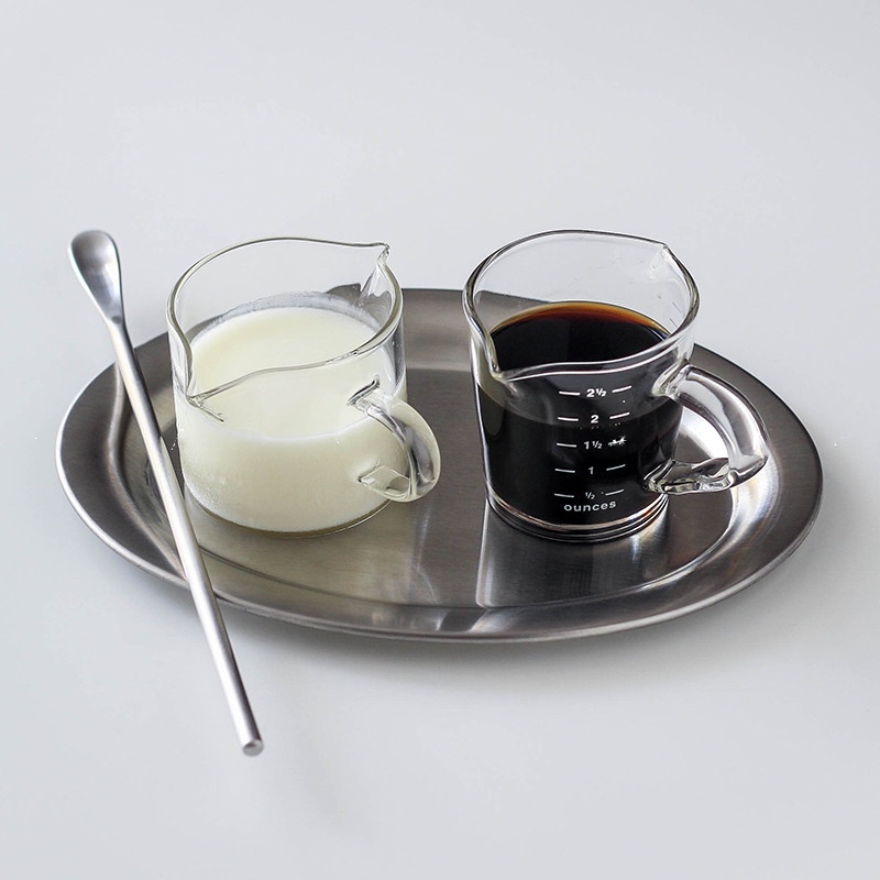 JC | 日式 玻璃奶盅 咖啡小奶盅 蜂蜜杯 蜂蜜罐 調料杯 楓糖罐 小奶壺 蜂蜜盅 濃縮咖啡 奶缸 奶罐 烘焙輔食杯