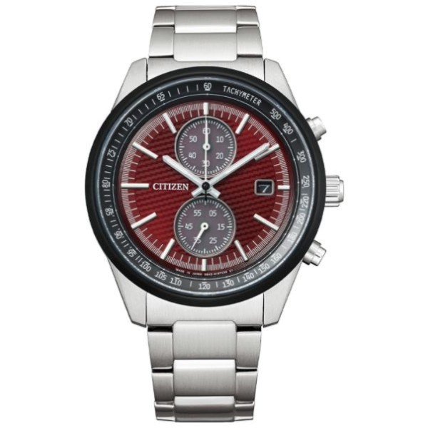 CITIZEN 星辰錶 CA7034-96W GENT'S 限量光動能碼表計時腕錶 / 東京 紅 41mm