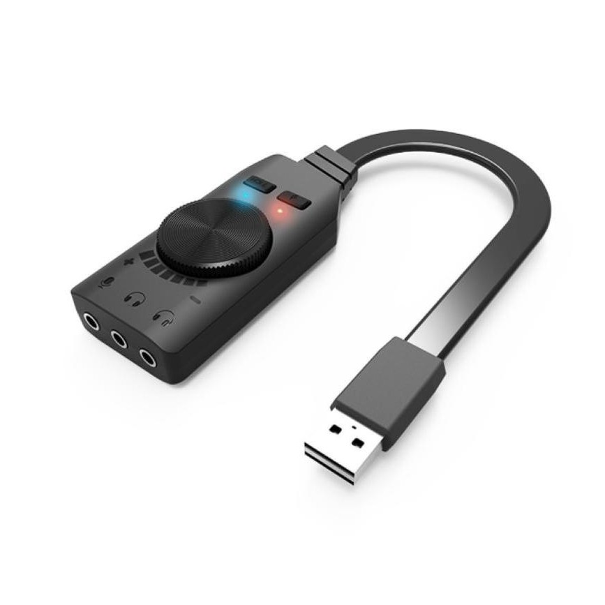 7.1聲道USB音效卡【NT015】外接式音效卡 吃雞聽聲辨位