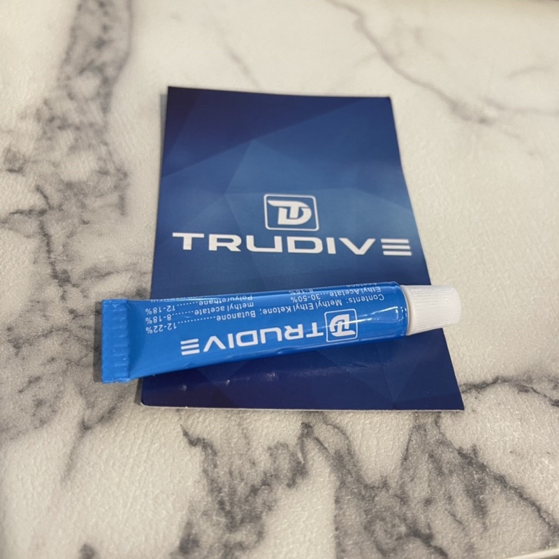 【現貨】TRUDIVE 防寒衣 透明 修補膠 防寒衣破損 自由潛水防寒衣 氯丁橡膠