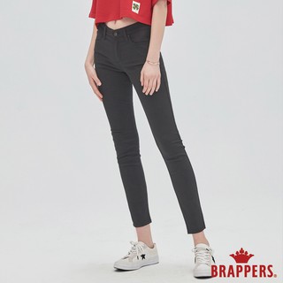 BRAPPERS 女款 新美腳 ROYAL系列-低腰彈性八分窄管褲-黑