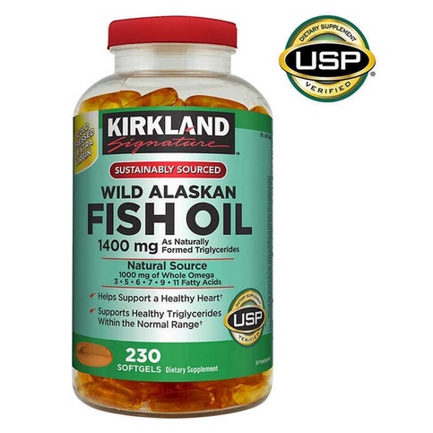 🔸「現貨」(2025/08)Kirkland 科克蘭 阿拉斯加野生魚油軟膠囊 1400毫克 230粒 Fish Oil