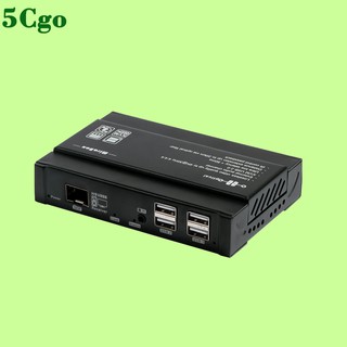 5Cgo【含稅】光纖傳輸器HDMI轉光口延長光端機解析度1080P/4K帶USB功能高清音影片訊號放大點20KM延伸