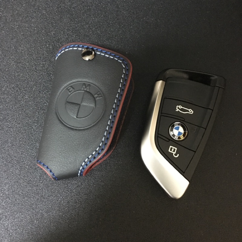 BMW M5 X5  5系列鑰匙皮套 （全新原廠真皮）
