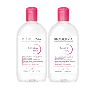 BIODERMA貝膚黛瑪 高效舒敏潔膚液500mlX2入組(平行輸入)