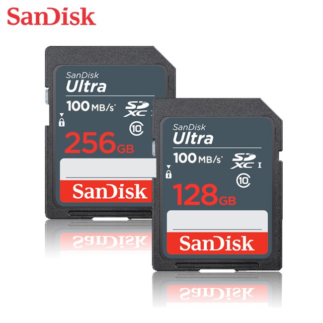 SANDISK 64G 128G 256G Ultra SDXC C10 UHS-I 讀取 100MB/s 記憶卡