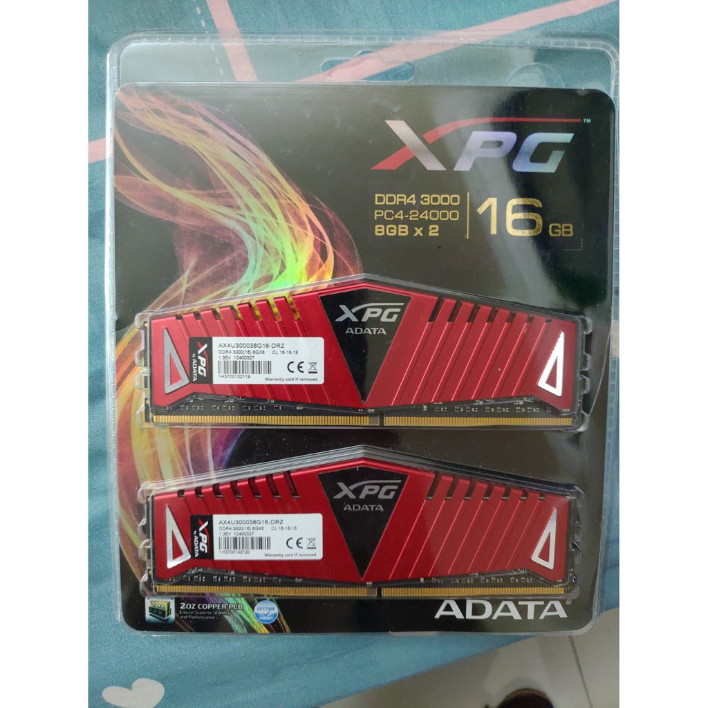 威剛（ADATA） XPG-Z1 DDR4 3000 8GB*2/16GB