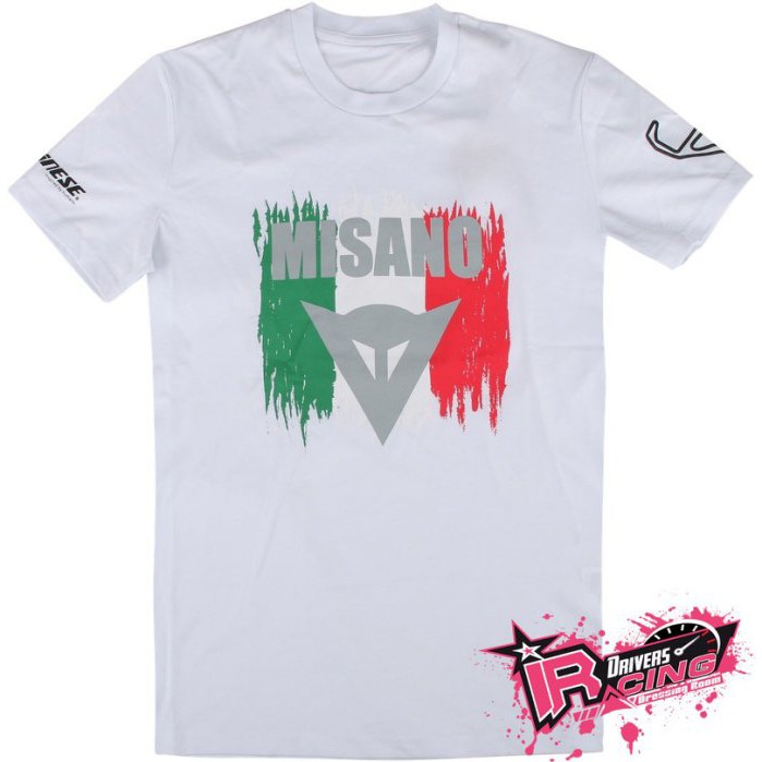 ♚賽車手的試衣間♚Dainese® Misano D1 White T-Shirt 賽道 T恤 短袖 新款