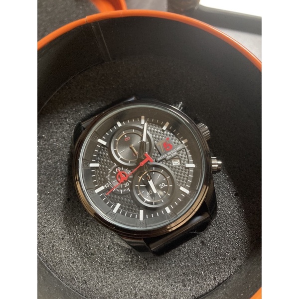 全新T5手錶有保卡 男生女生通用錶款 全黑編織錶底 米蘭錶帶