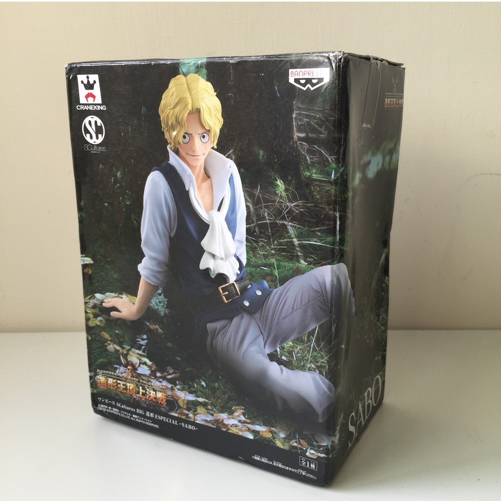 Banpresto 萬普 Onepiece 海賊王 造型王頂上決戰 薩波 SABO 金證