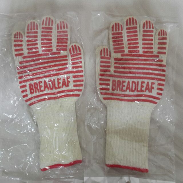 全新  BREADLEAF 烘焙長版手套    耐熱止滑