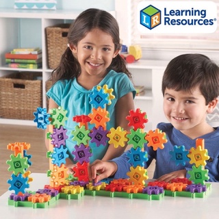 『臺灣現貨』 Learning Resources 齒輪積木兒童拼裝玩具拼插組合STEM益智100片