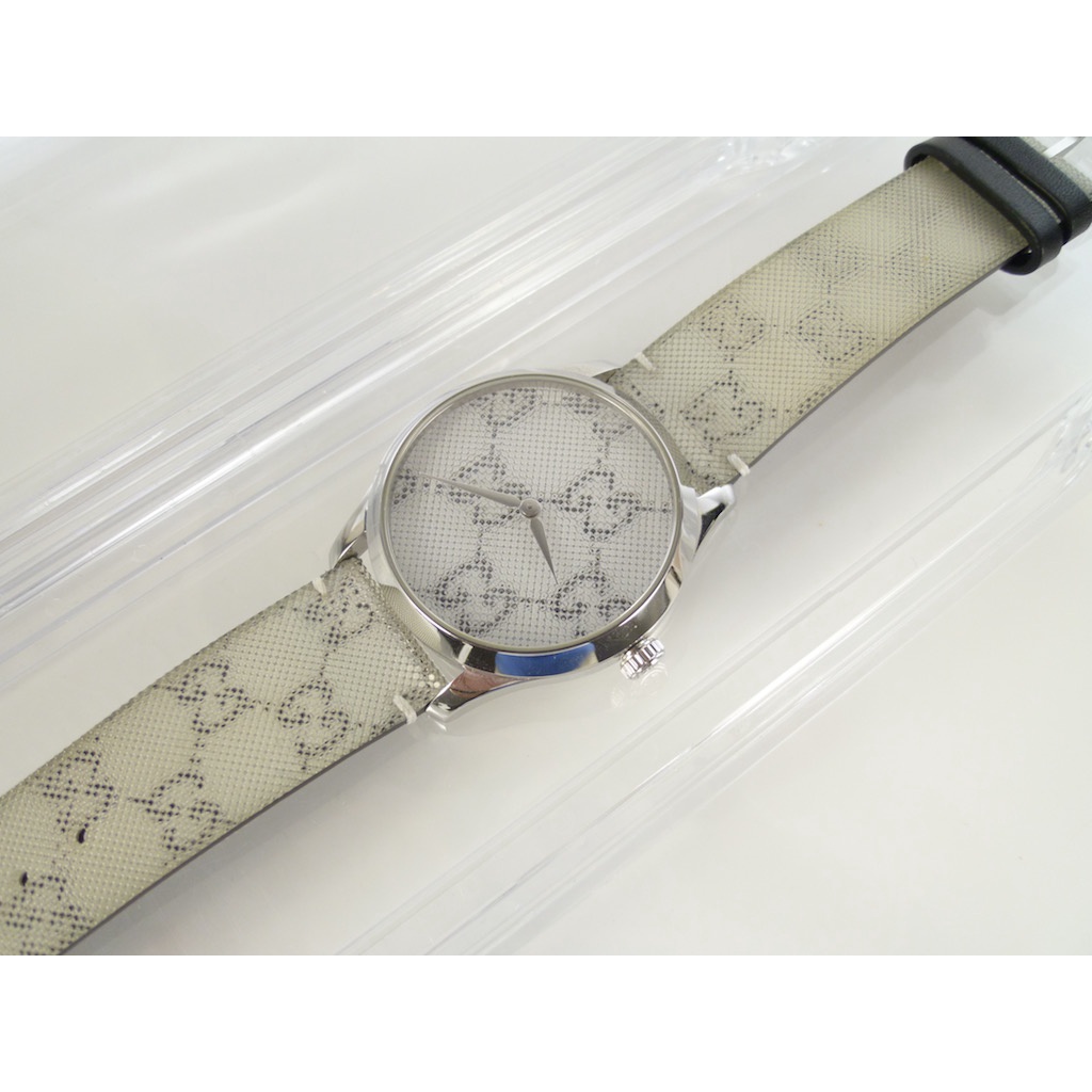 [卡貝拉精品交流] GUCCI 古馳 Timeless 浮動3D 石英錶 時尚錶 男錶 女錶 專櫃正品 38mm