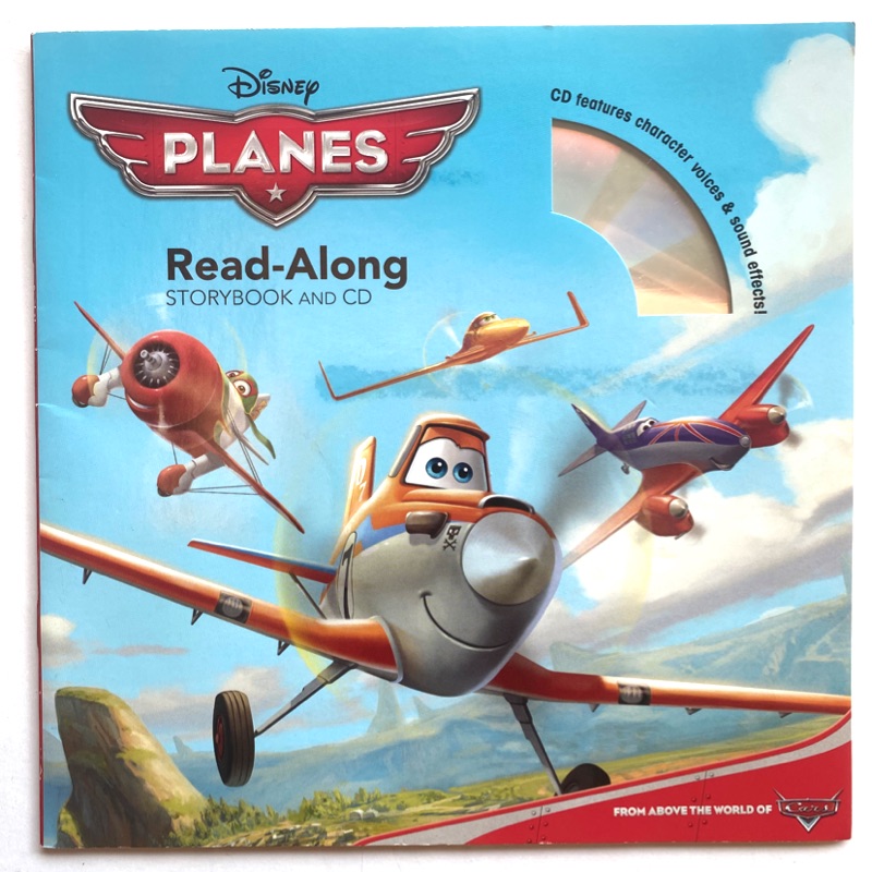 英文原版 迪士尼 Planes Read-Along Storybook 飛機總動員（CD有聲書）