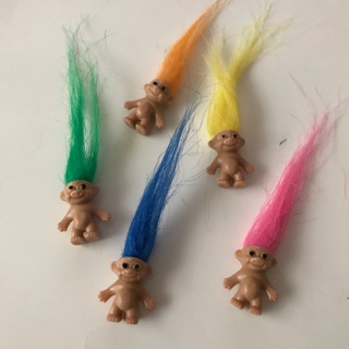 老玩具 幸運小子 魔髮小精靈 troll doll 醜妞 娃娃