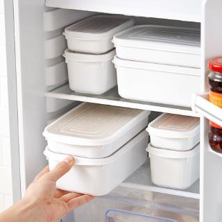 FUN先生的生活志 原創優品 冰箱食物收納盒 帶蓋廚房五穀雜糧密封保鮮盒 家用微波爐塑膠保鮮盒 食品密封盒 餃子盒子