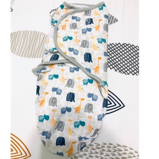 美國 Summer infant - SwaddleMe 嬰兒包巾 純棉懶人聰明包巾 (圖騰動物）LTD可參考