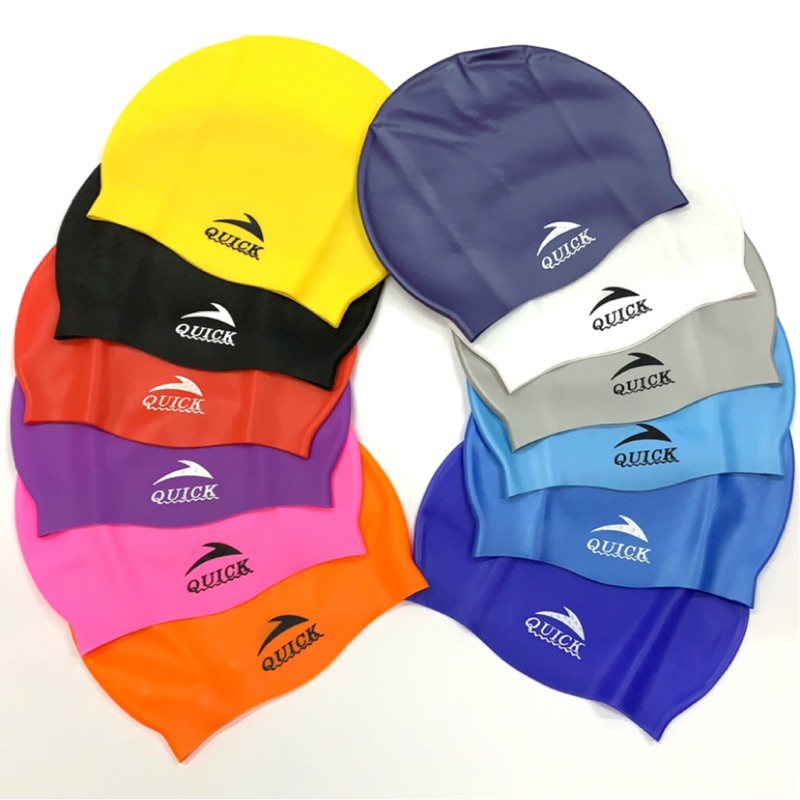 Quict 防水顆粒矽膠泳帽 保暖（有12色可選擇）皆有現貨 可團體訂製印刷