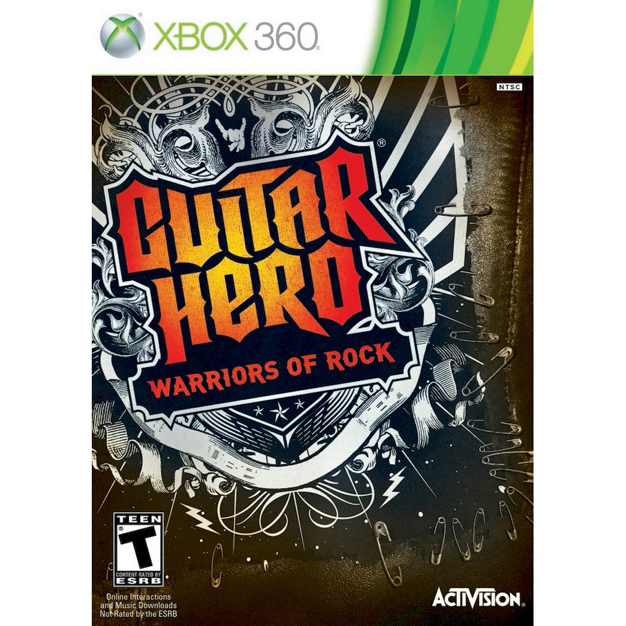 【二手遊戲】XB360 吉他英雄 搖滾巨星 Guitar hero 英文版【台中恐龍電玩】