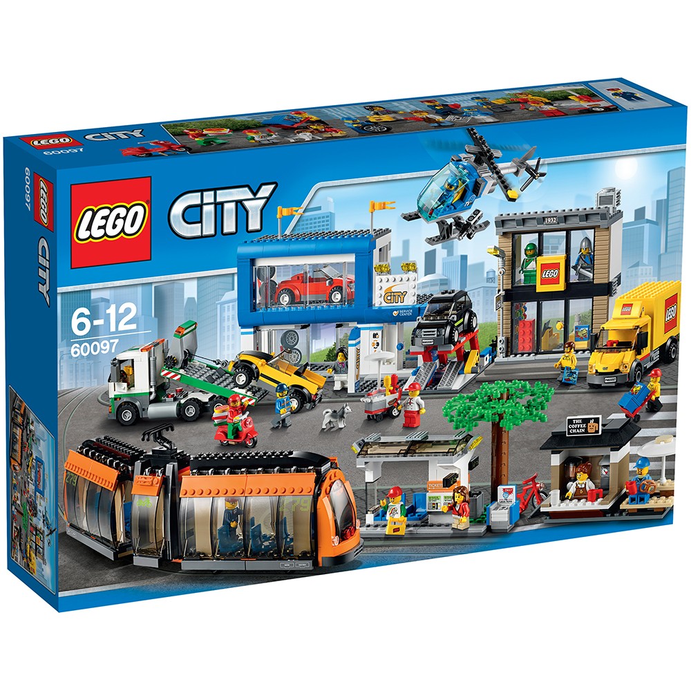 [任三件再折200] LEGO 樂高CITY 60097 城市廣場