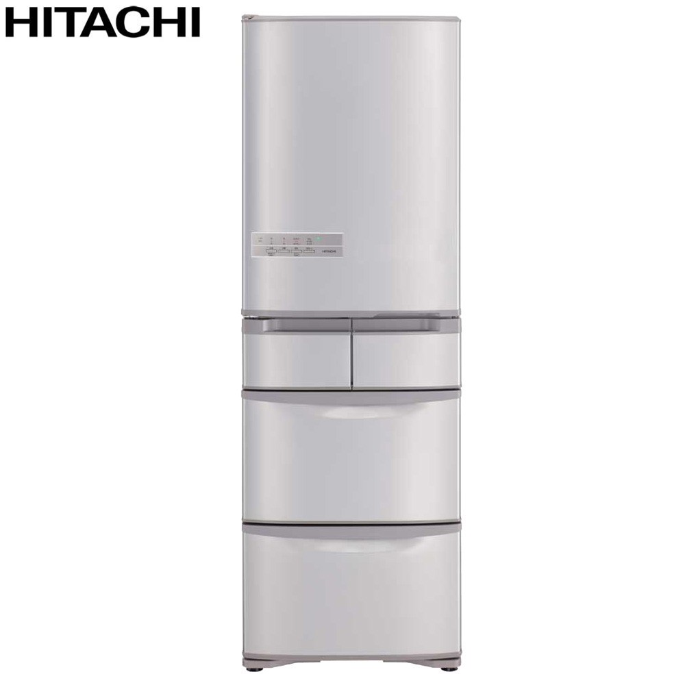 HITACHI 日立 407公升日本原裝變頻五門冰箱 RS42NJL(左開)香檳不鏽鋼(SN) 大型配送