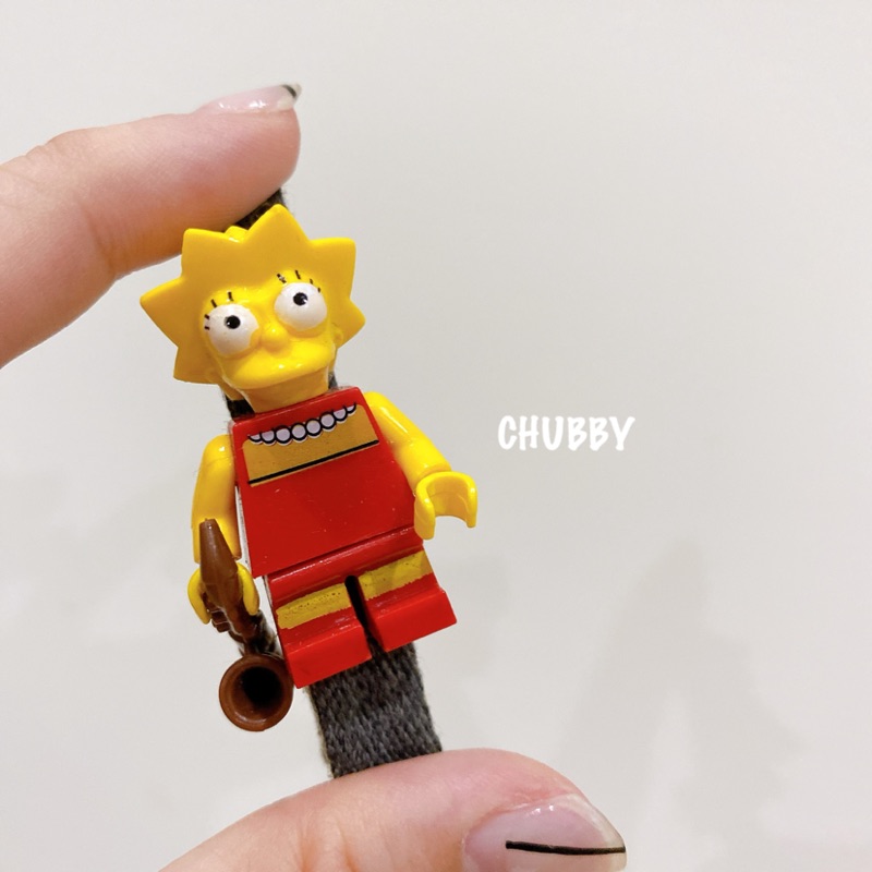 Chubby The Simpsons辛普森家庭 女兒花枝髮夾 二手 蝦皮購物
