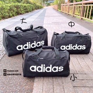 Image of 【豬豬老闆】ADIDAS LINEAR CORE DUFFEL BAG 黑 側背包 旅行袋 旅遊包 健身包
