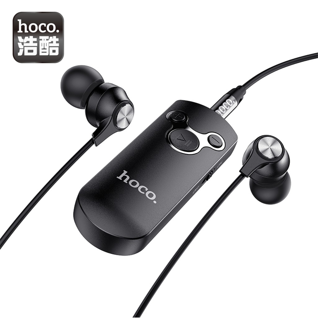 hoco. 浩酷 E52 逸韵藍牙音頻接收器耳機 有線耳機 入耳式 線控 耳麥 3.5mm【酷瘋】