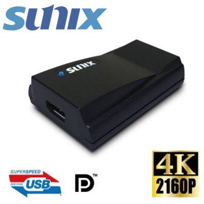 USB 3.0 to DisplayPort 外接顯示卡(VGA2795) SUNIX