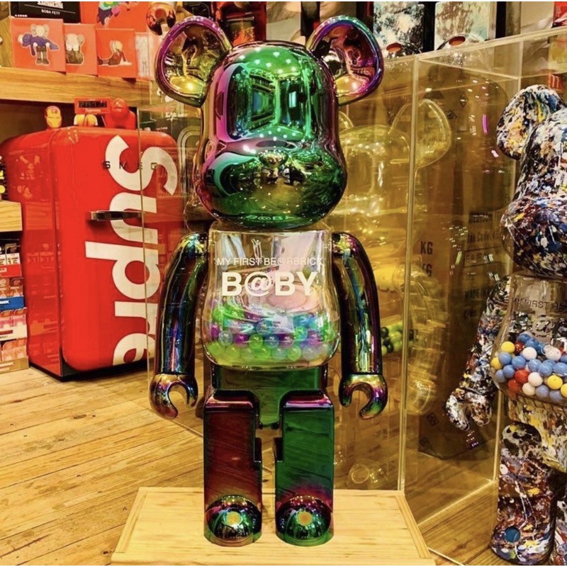 bearbrick Be@rbrick日本展場限定 抽籤 電鍍炫彩千秋1000%