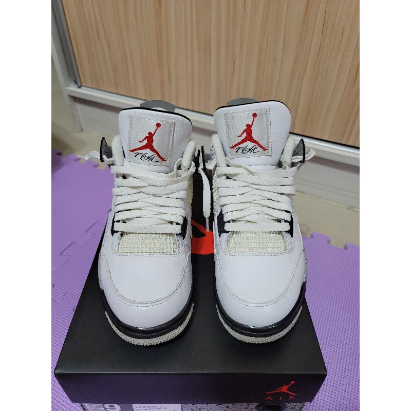 air jordan 4s white cement