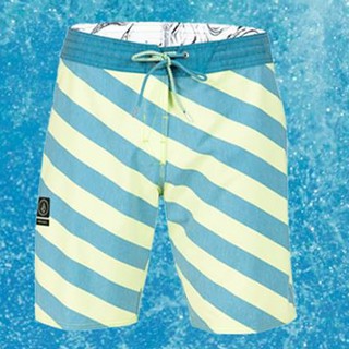 【呆丸ㄟ海人】Volcom 衝浪褲-斜紋 綠/藍 STRIPEY SLINGER