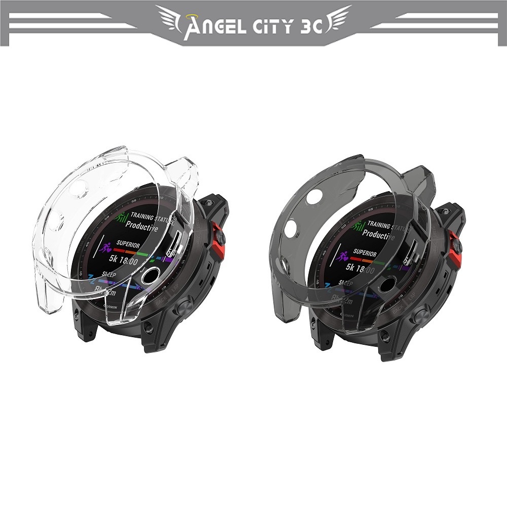 AC【TPU透明殼】Garmin epix (Gen 2) 1.3吋 智慧手錶 半包 保護殼 清水套 軟殼