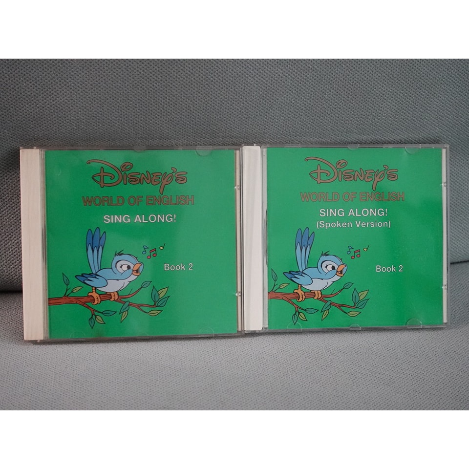 寰宇迪士尼 Sing Along BOOK2  教材 寰宇家庭 disney 光碟 兩張
