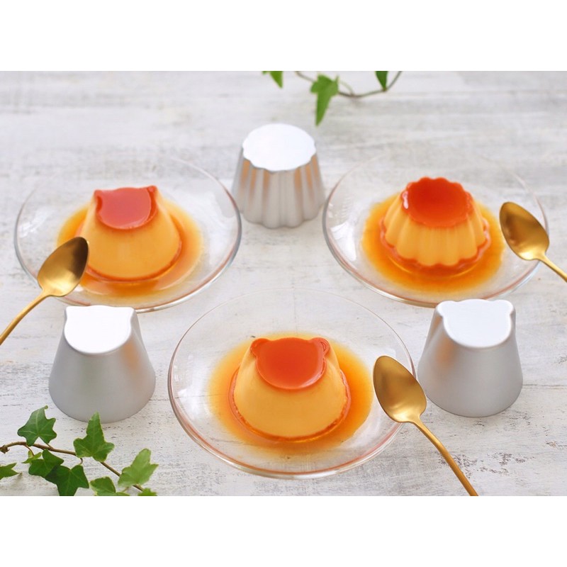 （預購）日本Cotta 布丁杯 果凍杯 貓咪 小熊 花朵 手作 烘焙 甜點 日本代購