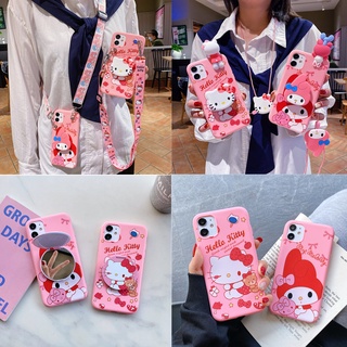 SAMSUNG Hello Kitty 玩具手機殼三星 A6 A7 A5 A9 J8 A8 Plus 2018 外殼白色